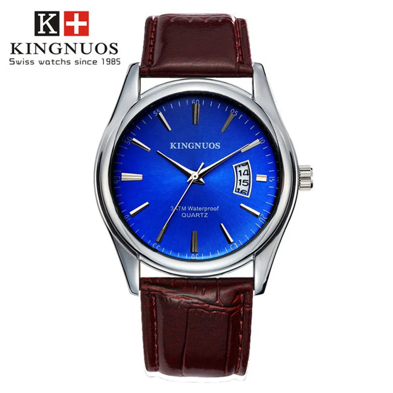 Relogio Masculino Mens Watches Top Brand Luxury Business Watch for Men Steel Waterproof Date Clock Male Simple Quartz Wristwatch
