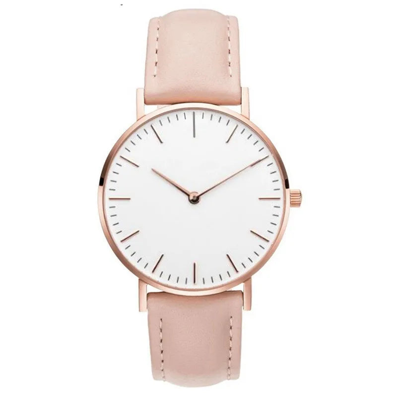 Luxury Fashion Watch Women Leather Watch Ladies Simple Quartz Bracelet Wrist Watch Women's Clock Zegarek Damski 2025 Reloj