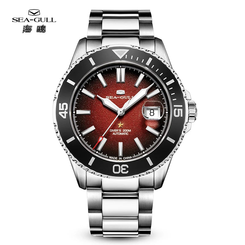 Seagull Relogio Masculino Men Watch 200m Diving Business Waterproof Fashion Automatic Mechanical Watch Ocean Series 816.32.1523